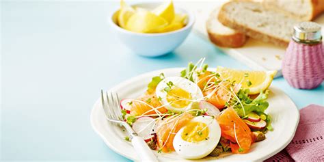 You may be able to find good hot smoked salmon where you live and by all means use it to make this salad as a very easy, very cool dinner on a hot night. Smoked scottish salmon salad - Recipes - Co-op