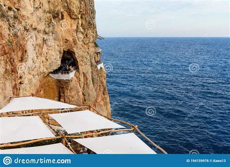 Amazing Hidden Cafe Bar In The Caves On The Island Of Menorca Spain