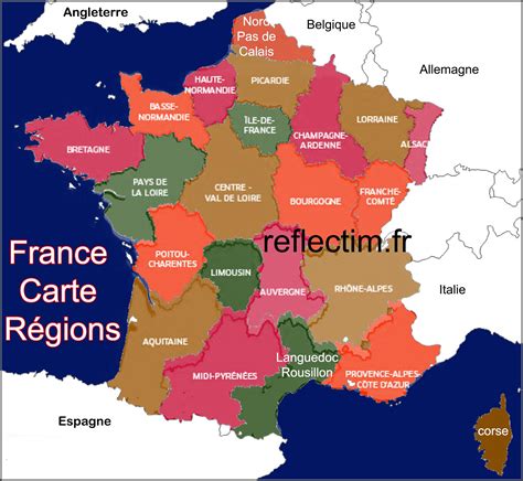 Carte Géographique De France