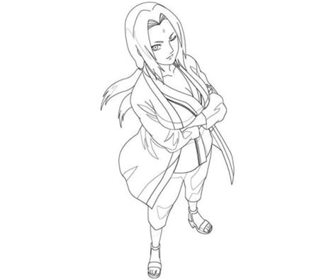 Desenhos Da Tsunade Naruto Para Imprimir E Colorir Pintar