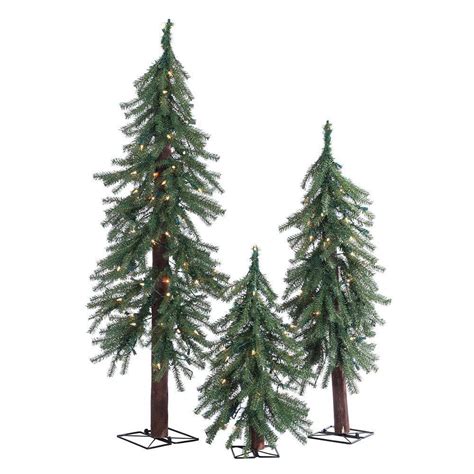 Sterling 2 Ft 3 Ft And 4 Ft Pre Lit Alpine Artificial Christmas