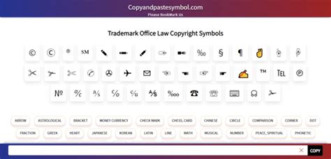 Copy And Paste Symbols A Listly List