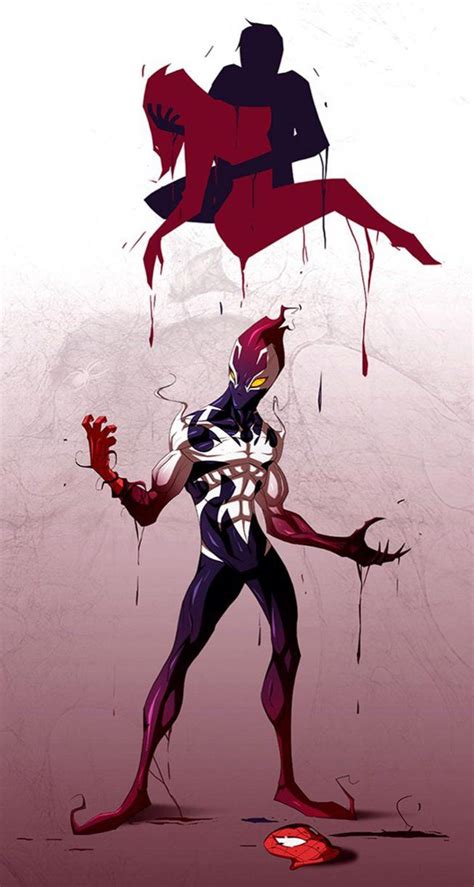 Spiderman Ultimate Symbiote Final By Theredvampx Spiderman Personajes Personajes De