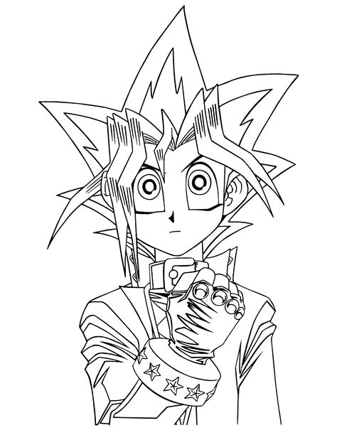 Yu Gi Oh Coloring Page Monster Coloring Pages Cartoon Coloring Pages