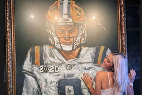 Lsu Gymnast Olivia Dunne Drops Thirst Trap Photos Showing Off Her Curves With Painting Of Joe