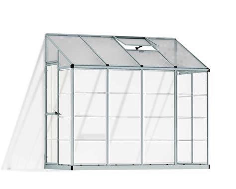 Lean To 8 Ft X 4 Ft Greenhouse Kit Canopia By Palram