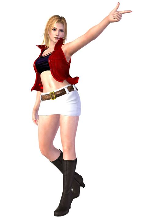 A Woman In White Shorts And Red Shirt Pointing At Something With Her Right Arm Out