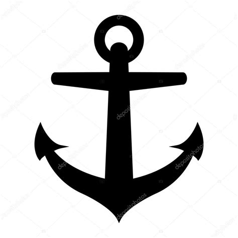 Anchor Vector Icon — Stock Vector © Briangoff 100143726