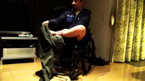 Paraplegic Changing Pants In A Wheelchair Youtube