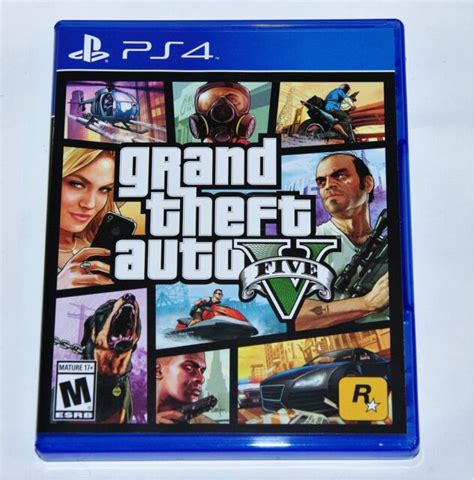 Replacement Case No Game Grand Theft Auto V Gta V Playstation 4 Ps4