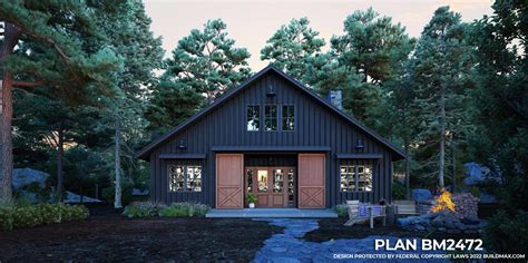 Bm2472 Barndominium Buildmax House Plans Barndominium Plans Barn