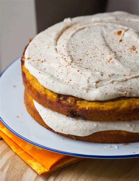 Pumpkin Cinnamon Bun Layer Cake Vegan Vegan Recipe