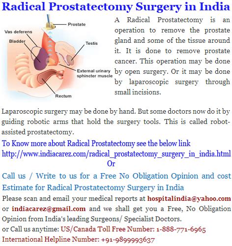 Radical Prostatectomy Surgery In India India Carez Flickr