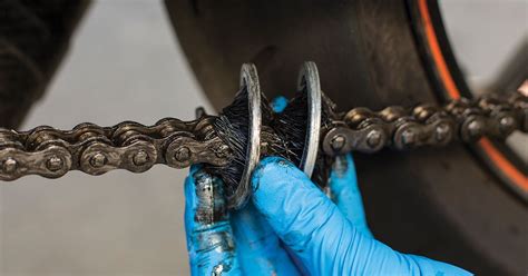 Wiping Your Chain With A Cleaner Moistened Rag Works Well For Removing