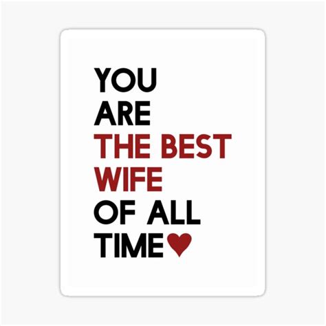 you are the best wife funny valentines day ideas valentine day 2023 quotes for wife sticker