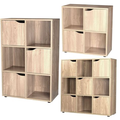 Wooden Cube Shelves In Fronthouse
