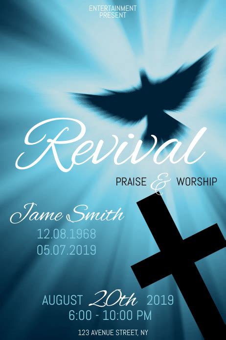 Revival Flyer Template Postermywall