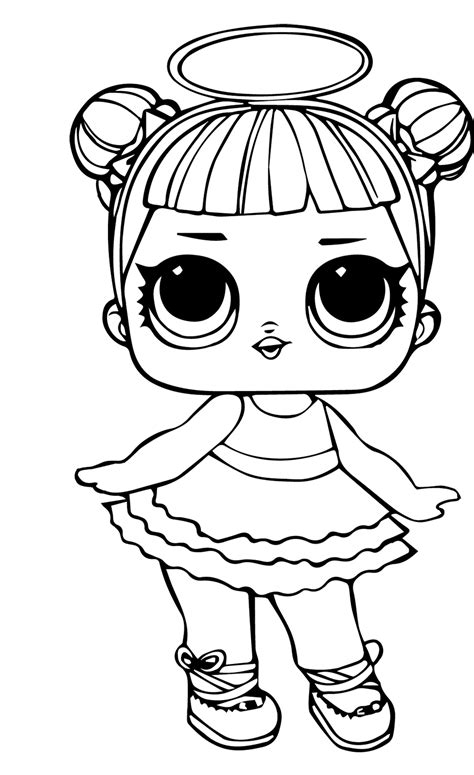 Little Lids Siobhan: LOL Doll Colouring Pages