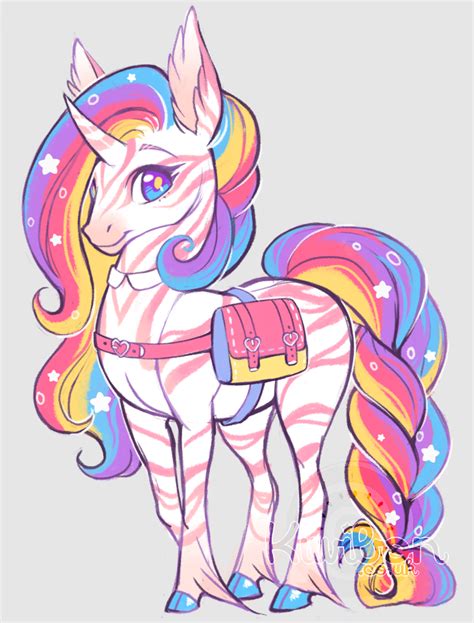Rainbow Unicorn By Kiwibon Unicorn Wallpaper Unicorn Drawing