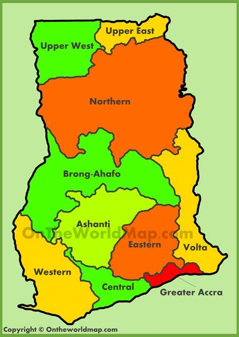 Show Me The Ghana Map
