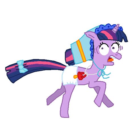 Twilight Sparkle Diaper Costume Running By Mighty355 On Deviantart