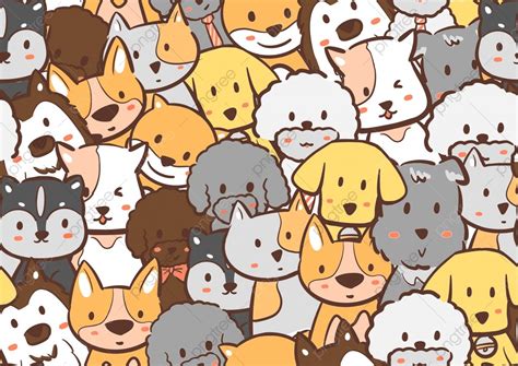 Kawaii Cartoon Dog Wallpapers Top Free Kawaii Cartoon Dog Backgrounds