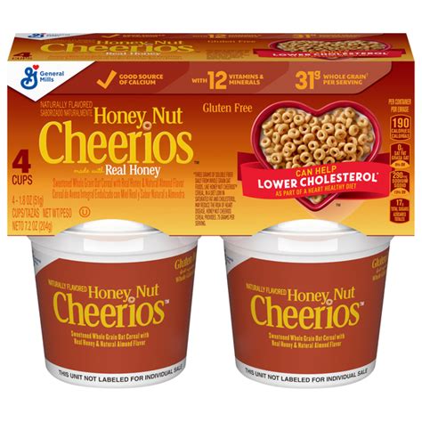 Save On General Mills Honey Nut Cheerios Cereal 4 Ct Order Online