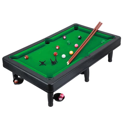 Tebru Mini Billiard Ball Snooker Pool Table Top Game Entertainment