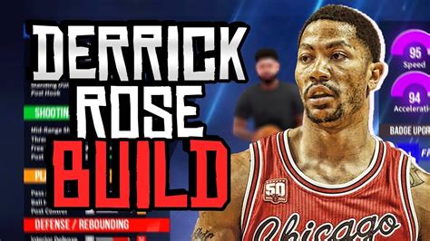 How To Make A Derrick Rose Build On Nba 2k20 Best Speed Boosting
