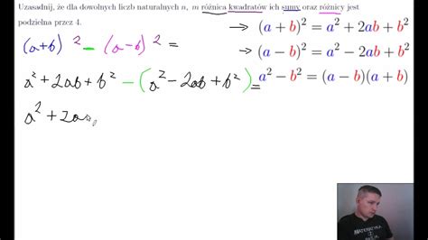 Różnica Liczb 27 I 9 - Udowodnij, ze dla dowolnych liczb naturalnych n i m różnica kwadratów