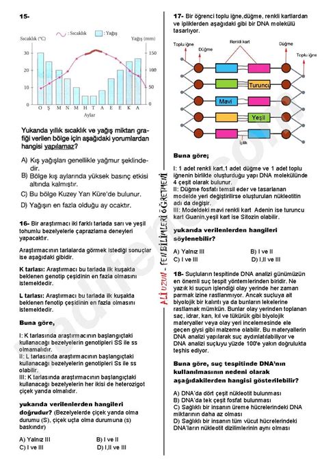 Fen Ku A I Lgs Deneme Sinavi Hadi Fene Fen E Itim Merkezi