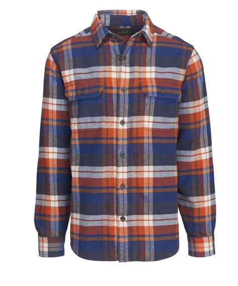 Woolrich Oxbow Bend Plaid Flannel Shirt New Royal Blue Garmentory
