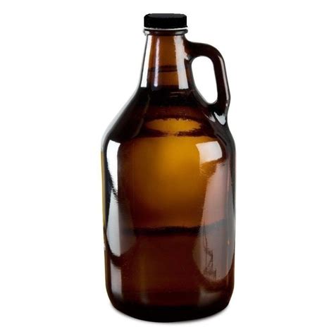 Beer Growler 12 Gallon Amber Glass Jug For Drinking Pub Crawling And
