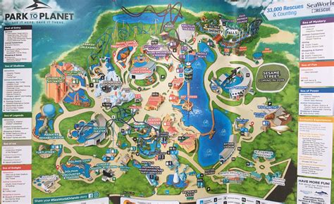 Seaworld Orlando Park Map Printable Adams Printable Map