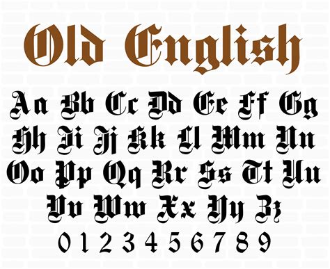 Old English Alphabet Svg Old English Font Svg Old English Letters And Images And Photos Finder