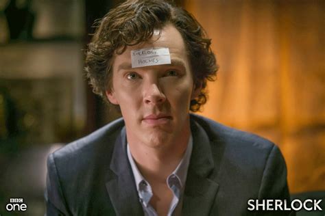 Sherlock is a british crime television series based on sir arthur conan doyle's sherlock holmes detective stories. Sherlock Holmes as Sherlock Holmes - Sherlock on BBC One ...