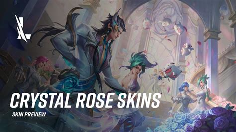 Crystal Rose Skin Reveal Yone Riven Vi And Akali League Of Legends