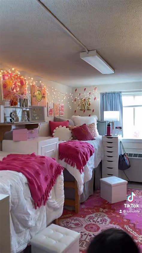Pink Dorm Rooms Girls Dorm Room Cute Dorm Rooms College Dorm Closet