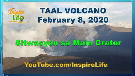 Live taal volcano update in tagaytay june 10, 2021 view from the lake hotel 3pm. Taal Volcano's Main Crater Situation l Taal Volcano ...