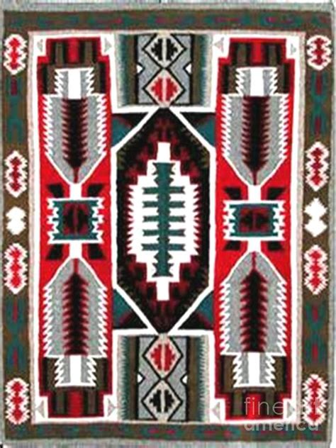 Traditional Navajo Rug Photograph