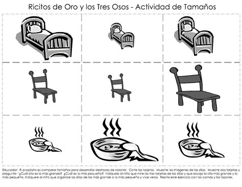 Imágenes del cuento Ricitos de Oro para colorear - Imagui