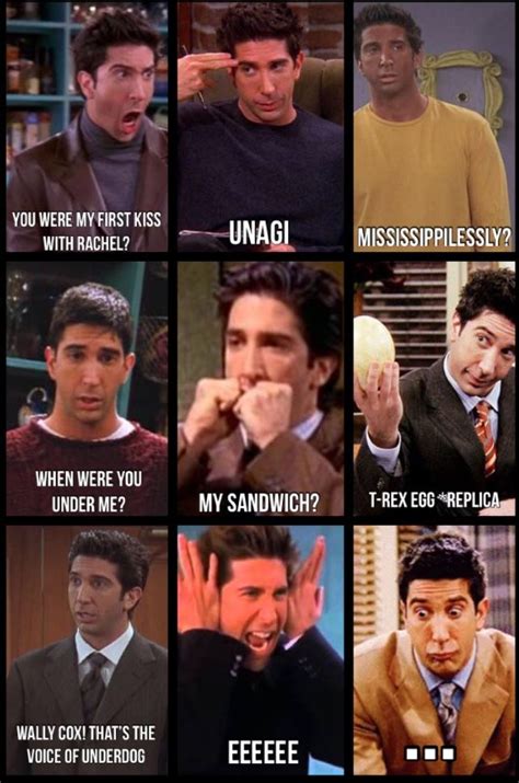 Ross Classic Quotes 🏼 Friends Ross Friends Funny Moments Funny
