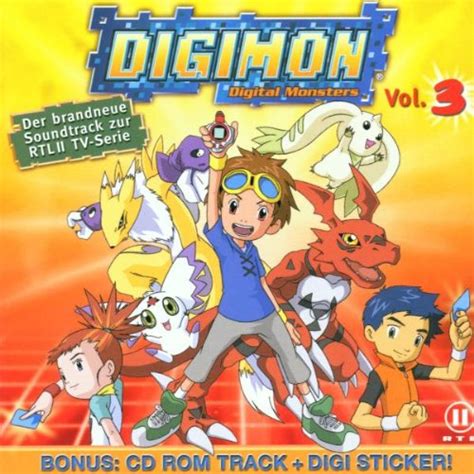 Digimon Digital Monsters Vol3 Original Tv Soundtrack Amazones Cds
