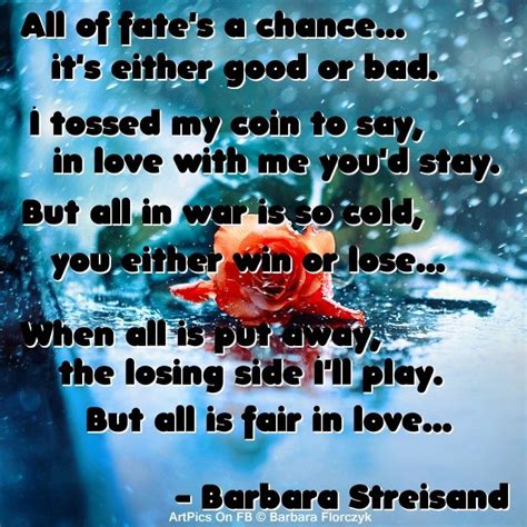 All In Love Is Fair B Streisand Or S Wonder My Love Lyrics