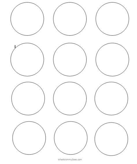 2 Inch Circle Template