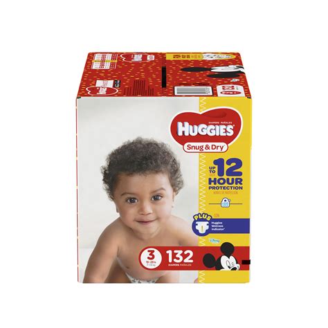 Huggies Snug And Dry Diapers Size 3 132 Count