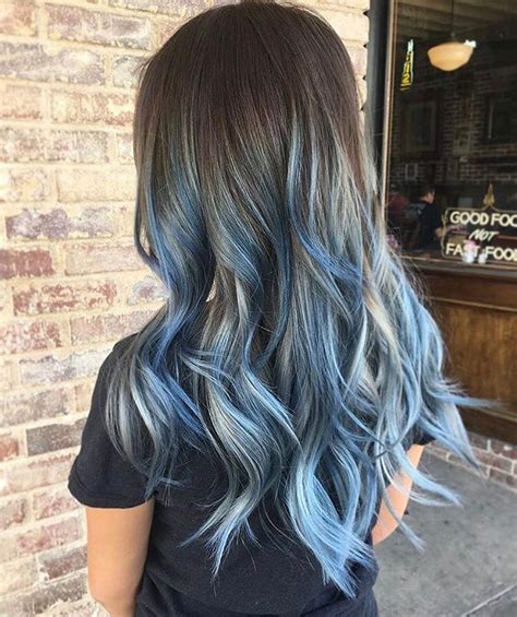 Pastel Blue Hair Highlights Jeffry Lu