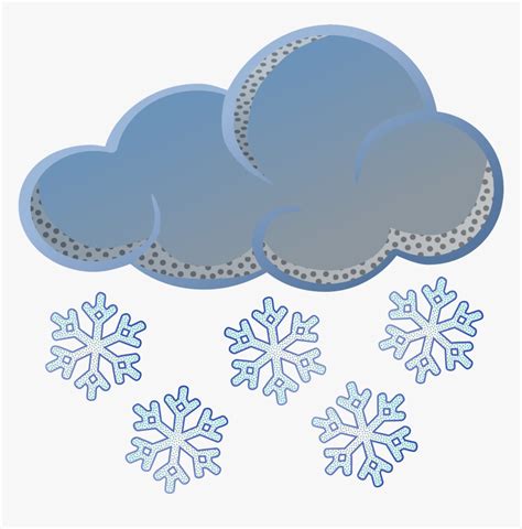 Free Snow Clouds Cliparts Snowy Day Clipart Black And White Hd Png
