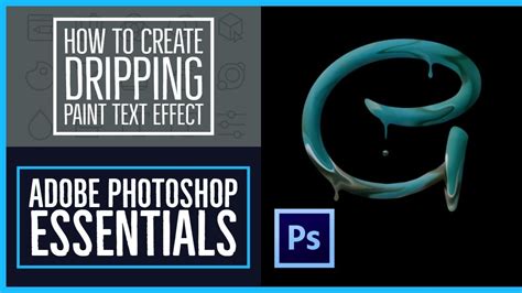 How To Create Dripping Paint Text Effect Photoshop Cc Essentials Dezign Ark