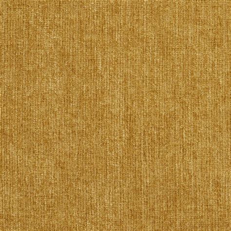 Gold Solid Woven Chenille Upholstery And Window Treatments Fabric By